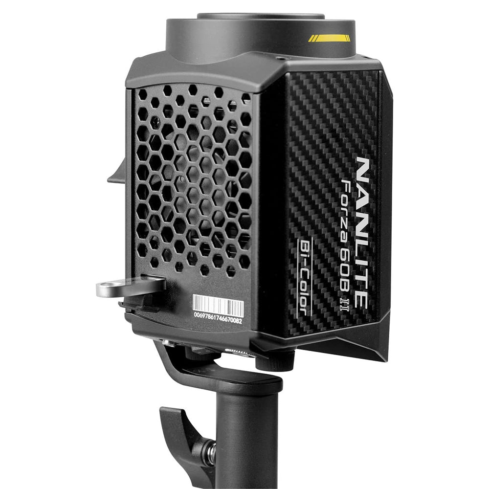 NANLITE Forza 60B II 72W Bi-Color 2700K–6500K LED Studio Light with 2.4GHz Wireless and Bluetooth, 12 Built-In Special Effects and NANLINK Mobile App Support for Professional Photography and Videography | FORZA60BII