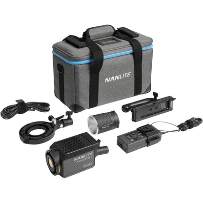 NANLITE Forza 60B II 72W Bi-Color 2700K–6500K LED Studio Light with 2.4GHz Wireless and Bluetooth, 12 Built-In Special Effects and NANLINK Mobile App Support for Professional Photography and Videography | FORZA60BII