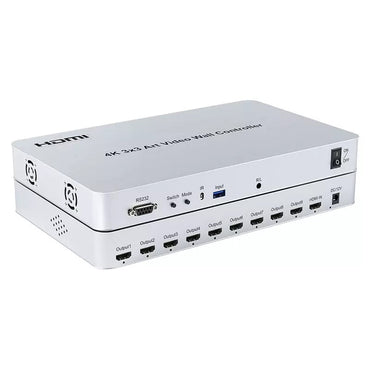 ArgoX 4K 3x3 / 4x4 Art TV Video Wall Controller HDMI/USB3.0 Video Source Input with 9-ways HDMI Output, Multiple Splicing Modes, Support Screen Degree Rotation for Windows 10 64 bit | HDVW3X3-A HDVW4X4-A