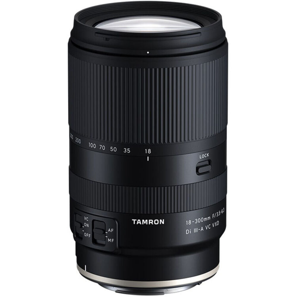 Tamron 18-300mm F/3.5 Di III-A VC VXD APS-C Telephoto Zoom Lens Canon RF Mount Fast AF Autofocus for Mirrorless Cameras