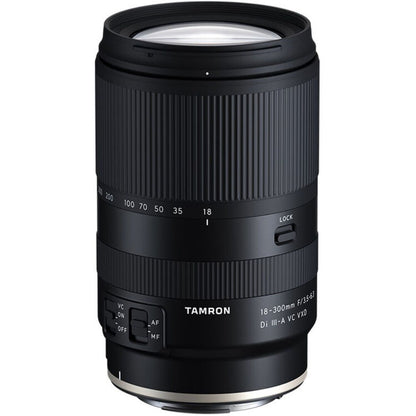 Tamron 18-300mm F/3.5 Di III-A VC VXD APS-C Telephoto Zoom Lens Canon RF Mount Fast AF Autofocus for Mirrorless Cameras