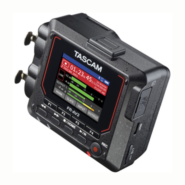 TASCAM FR-AV2 Compact 32-Bit Float Field Recorder & Timecode Generator