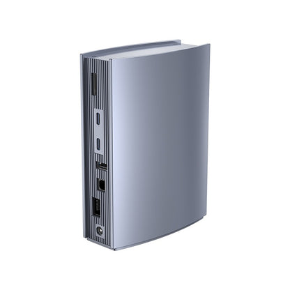 [CLEARANCE] ORICO TB3-S3 Thunderbolt 3 15-in-1 Multifunctional Docking Station with 40Gbps Fast Transfer Rate, 4K 60Hz UHD, Intel Certified, PD 60W, 10Gbps USB 3.1 Type C, USB-A 3.1 Gen 2, 3.5mm AUX, USB-A 2.0, 1000Mbps Ethernet, SD & TF Card Slot