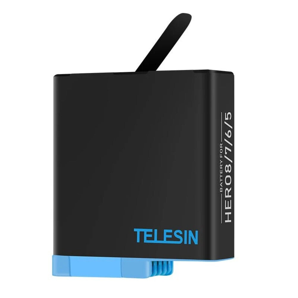 TELESIN 3.85V 1220mAh Rechargeable Battery and Triple Bay Charger for GoPro HERO 8/7/6/5 Black