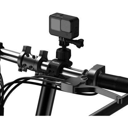 TELESIN Sport Camera Bike Bicycle Handlebar Mount Clamp for Action Cameras | JG Superstore