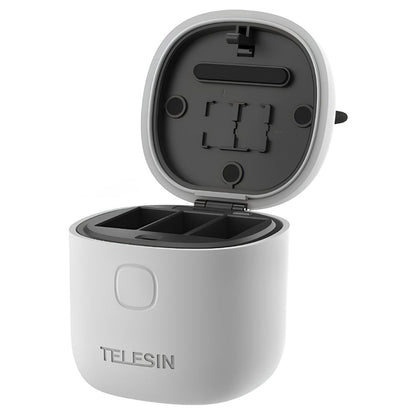 TELESIN All-in Fast Charging Battery Charger Case & TF microSD Reader for GoPro HERO12/11/10/9 Black