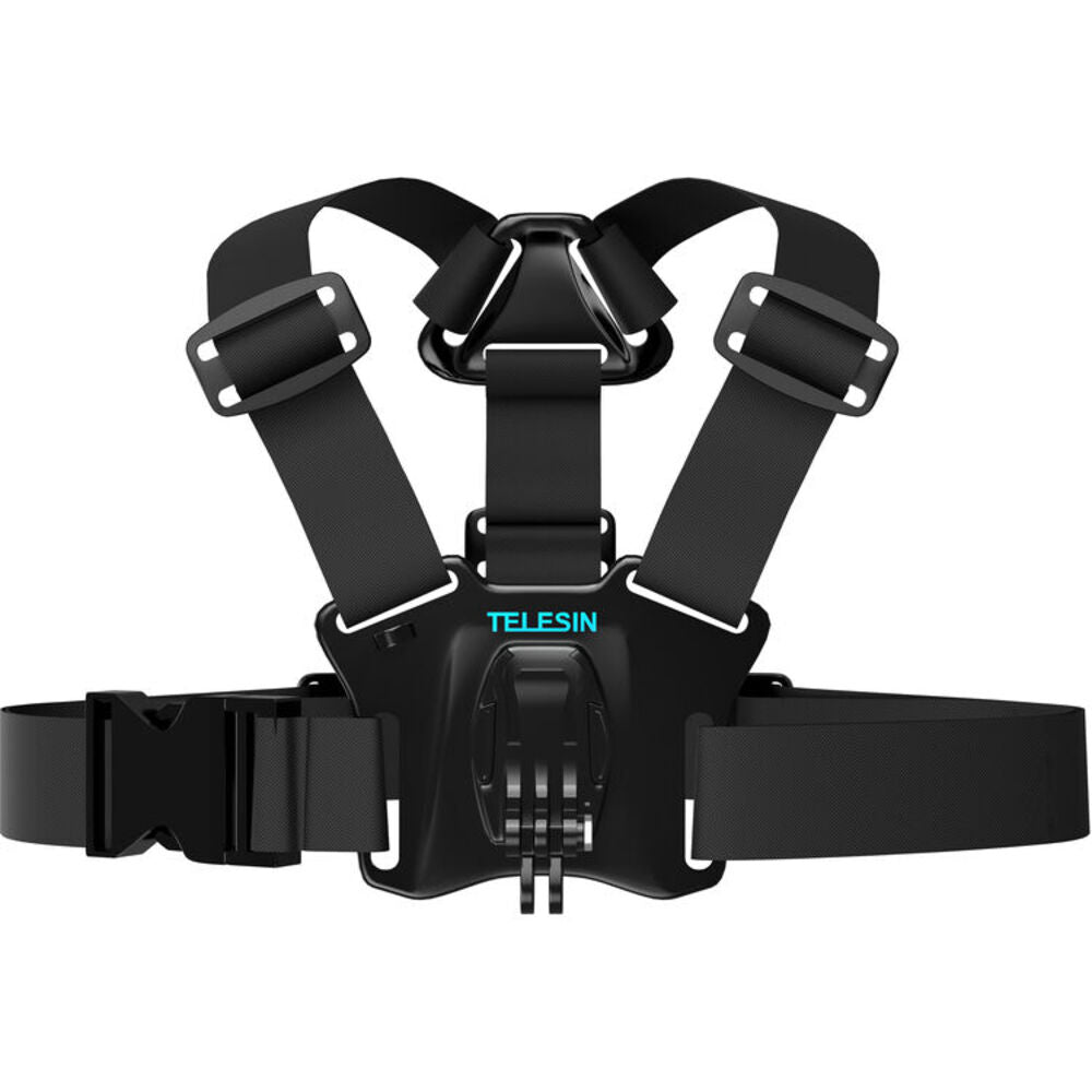 TELESIN Chest Belt Adjustable Adventure Harness Strap Mount for GoPro & Other Sports Action Cameras
