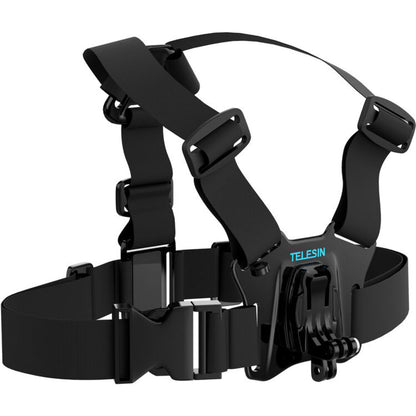 TELESIN Chest Belt Adjustable Adventure Harness Strap Mount for GoPro & Other Sports Action Cameras