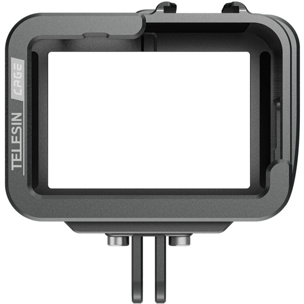 TELESIN Aluminum Cage with Convertible Vertical Frame for GoPro HERO 12 / 11 / 10 / 9 Action Cameras