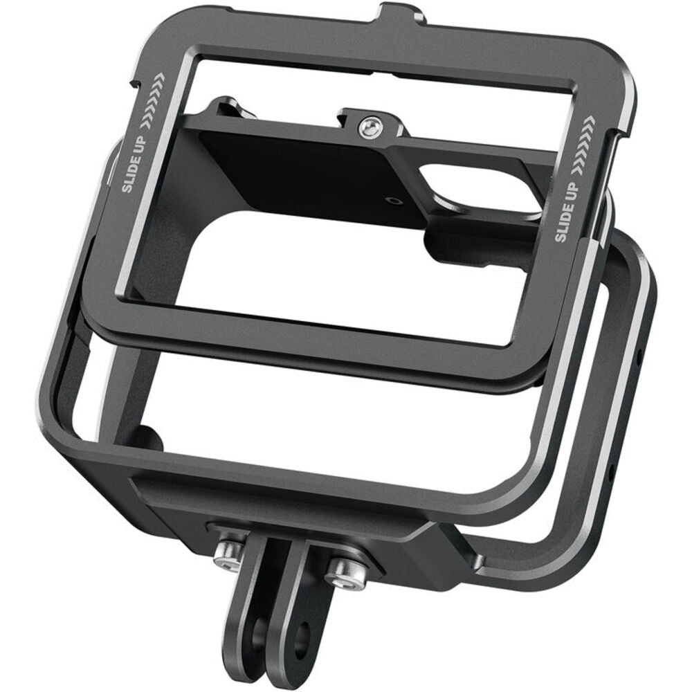 TELESIN Aluminum Cage with Convertible Vertical Frame for GoPro HERO 12 / 11 / 10 / 9 Action Cameras