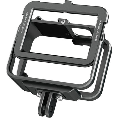 TELESIN Aluminum Cage with Convertible Vertical Frame for GoPro HERO 12 / 11 / 10 / 9 Action Cameras
