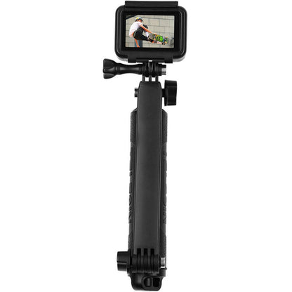 TELESIN 3 Way Waterproof Folding Handle Grip Monopod Arm with Mini Tripod Base Stand