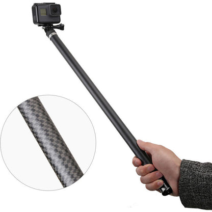 TELESIN Carbon Fiber Selfie Stick for GoPro & Action Cameras