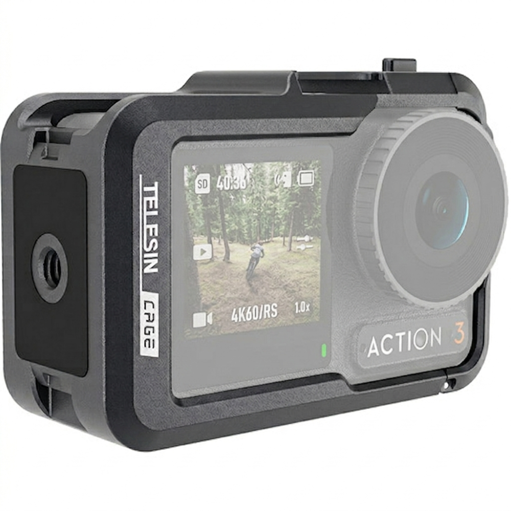 TELESIN Camera Cage for DJI Osmo Action 3 & 4