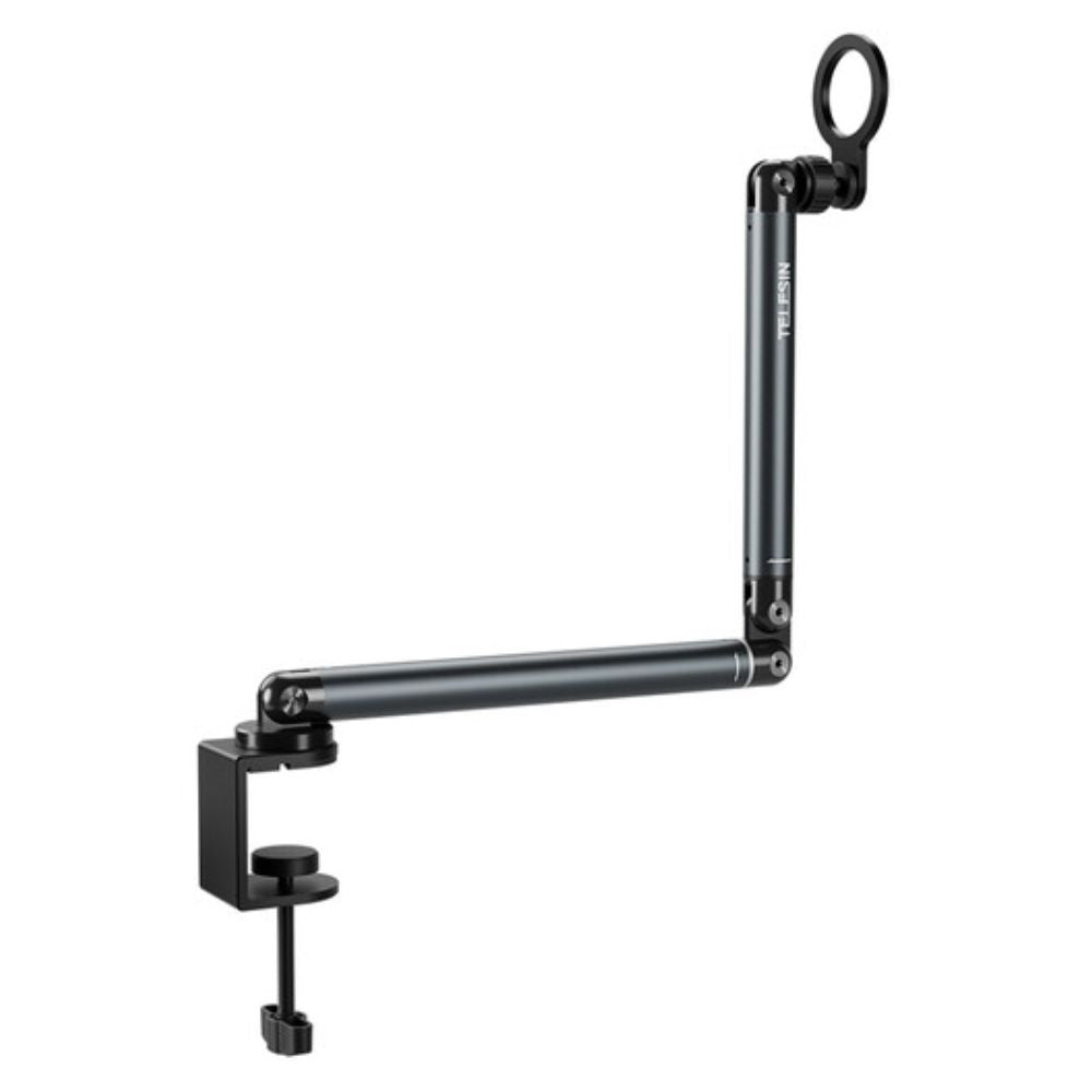 TELESIN MagSafe Mobile Video Livestreaming Floor / Desktop C-Clamp Stand with 360° Rotating Mount and Articulating Arm