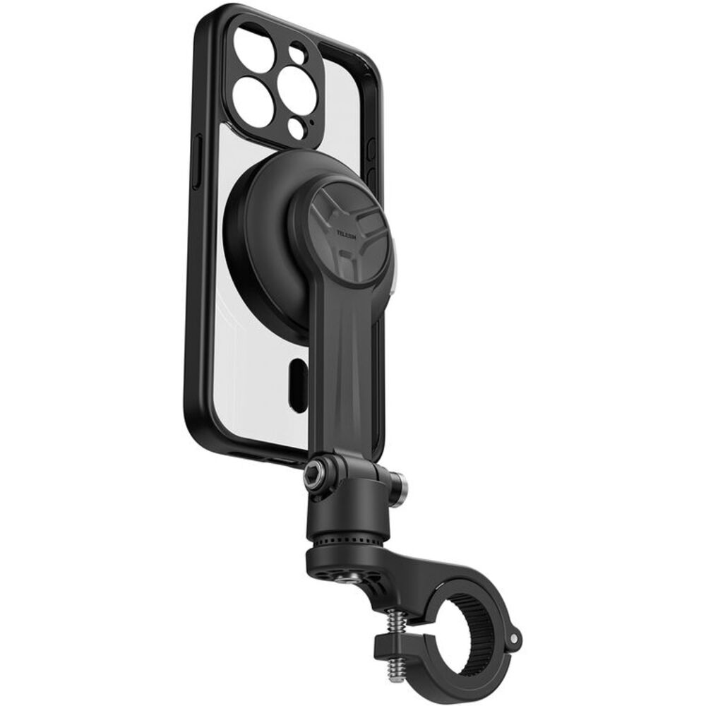TELESIN Magnetic Bicycle/Motorcycle Handlebar Mount for Phone 15 Pro Max