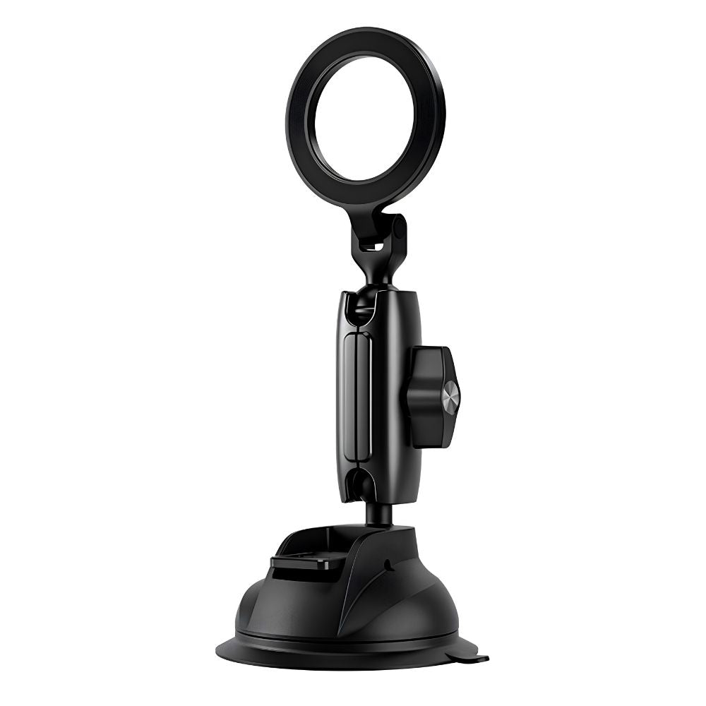 TELESIN MagSafe Car Suction Cup Mount for Smartphones with Full Adjustable Dual Ball Head and Metal Knobs