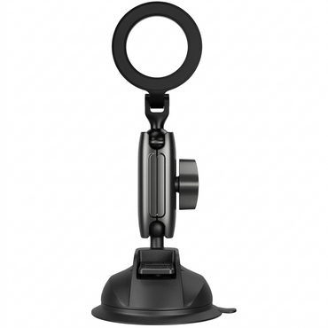 TELESIN MagSafe Car Suction Cup Mount for Smartphones with Full Adjustable Dual Ball Head and Metal Knobs