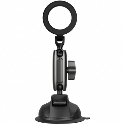 TELESIN MagSafe Car Suction Cup Mount for Smartphones with Full Adjustable Dual Ball Head and Metal Knobs