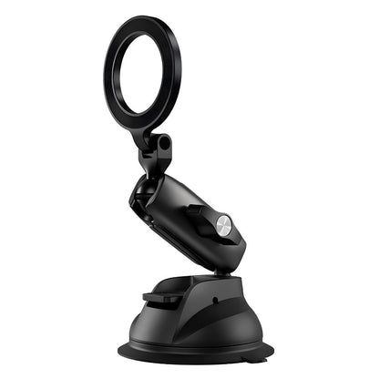 TELESIN MagSafe Car Suction Cup Mount for Smartphones with Full Adjustable Dual Ball Head and Metal Knobs