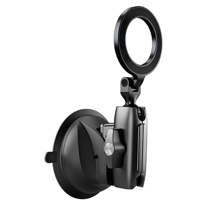 TELESIN MagSafe Car Suction Cup Mount for Smartphones with Full Adjustable Dual Ball Head and Metal Knobs