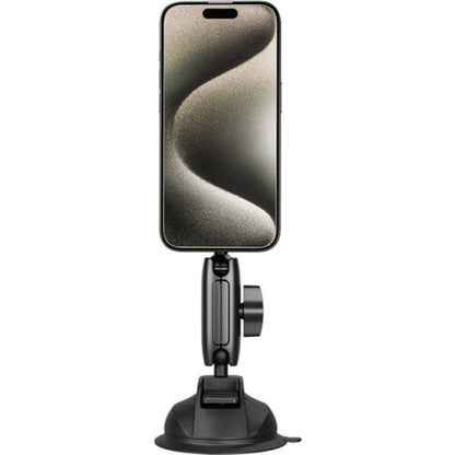 TELESIN MagSafe Car Suction Cup Mount for Smartphones with Full Adjustable Dual Ball Head and Metal Knobs