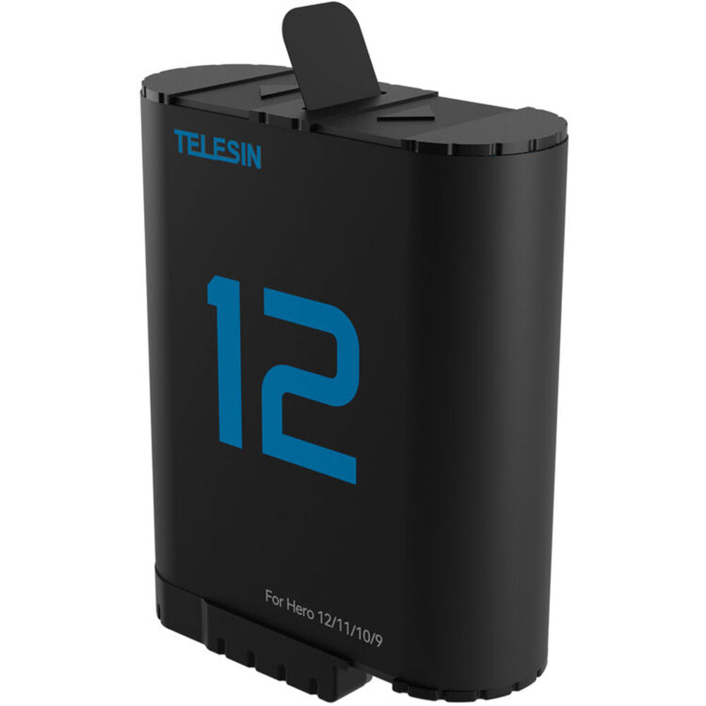 TELESIN Triple Bay Charging Case + 2pcs Battery Kit Set for GoPro HERO 12 / 11 / 10 / 9