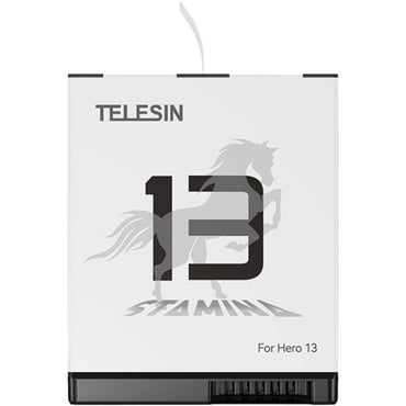 TELESIN GOPRO HERO 13 Black Triple Bay USB-C Charging Box Case / 1950mAh Rechargeable Battery for Action Cameras