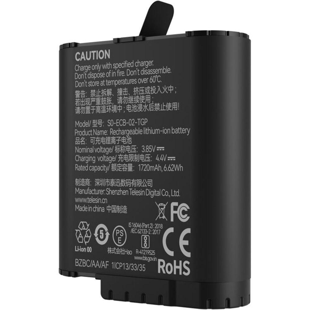 TELESIN 2pcs Battery & 3-Bay Charging Case Kit for GoPro HERO 12 / 11 / 10 / 9 with MicroSD Card Slots