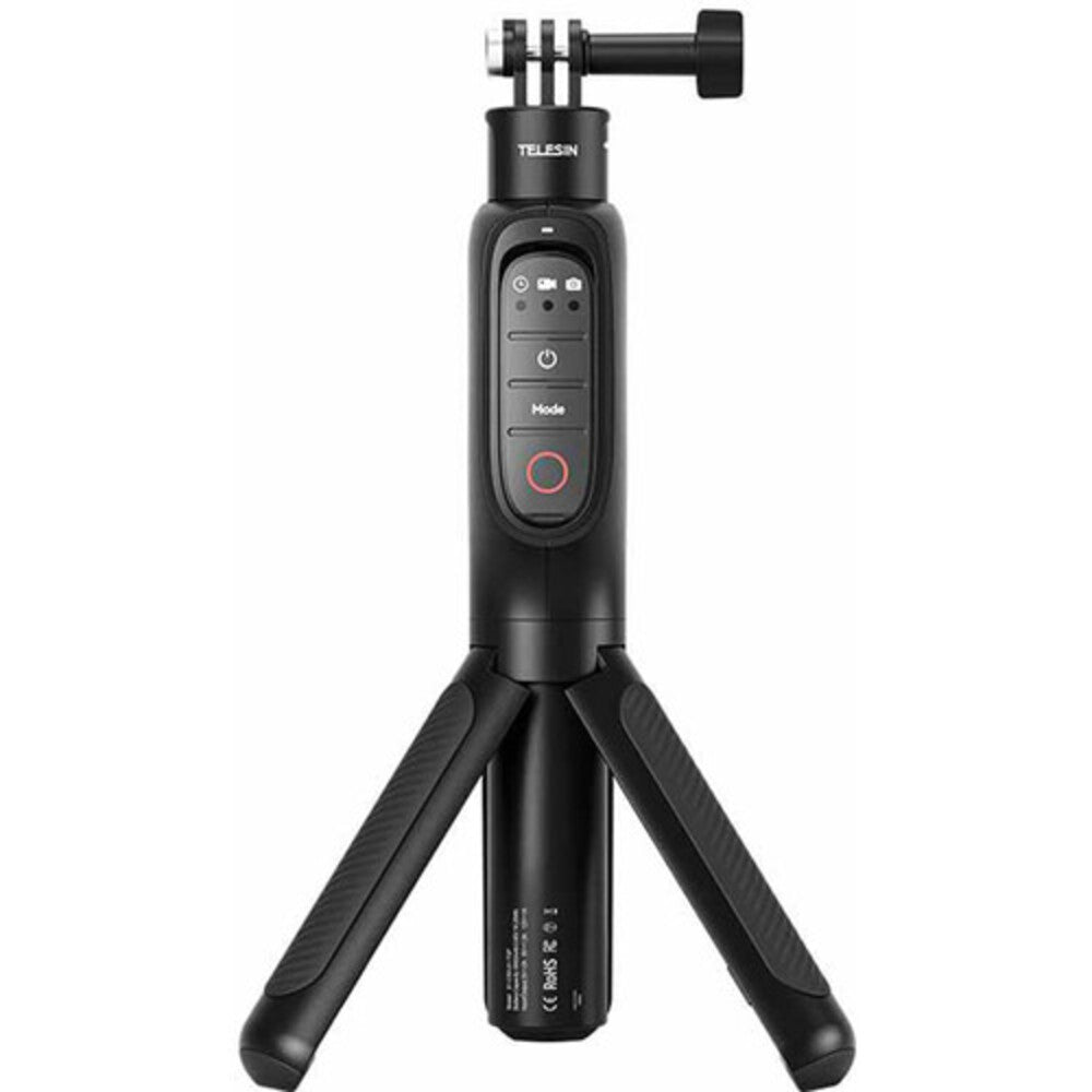 TELESIN GOPRO HERO13 12 11 10 9 MAX Shorty Tripod & Selfie Stick with Bluetooth Remote