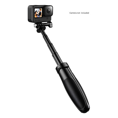 TELESIN Selfie Stick 2.0 Mini Tripod Handgrip with Twist Locks with QR Quick Release 3-Prong Mounting 4 Section Max 40cm Max Height