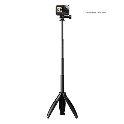 TELESIN Selfie Stick 2.0 Mini Tripod Handgrip with Twist Locks with QR Quick Release 3-Prong Mounting 4 Section Max 40cm Max Height
