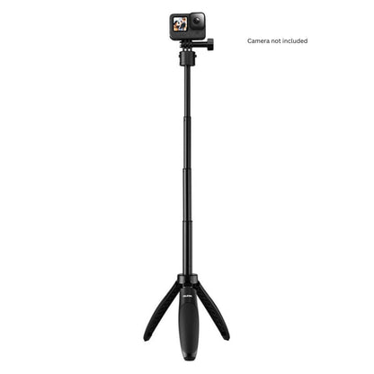TELESIN Selfie Stick 2.0 Mini Tripod Handgrip with Twist Locks with QR Quick Release 3-Prong Mounting 4 Section Max 40cm Max Height