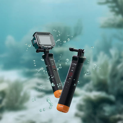 TELESIN Floating Handrip + Remote Control Bluetooth for GoPRO HERO 13 12 11 10 9 8 Action Camera