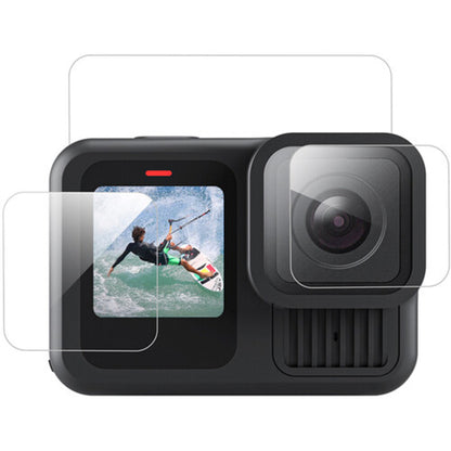 TELESIN GoPro HERO 13 Ultra Clear Film Screen Protector Kit Clear Transparent 2.5D for Action Cameras