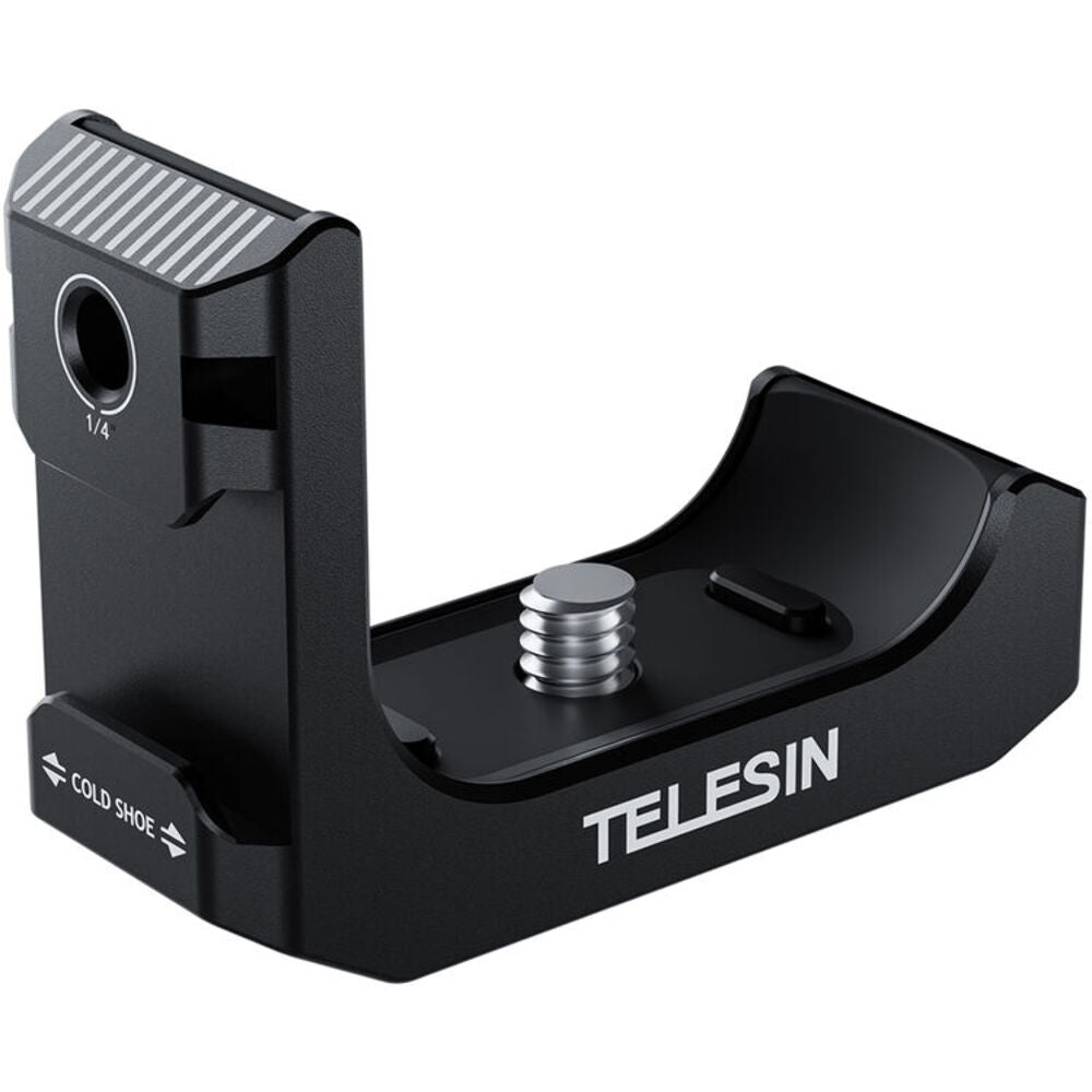 TELESIN Insta360 X4 L-Shape Mini Metal Cage Mount Open Frame Case for Action Camera