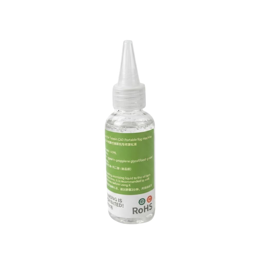 TELESIN 60ML Atomizer Liquid Fog Fluid for C40 Portable Fog Machine for Photography and Special Effects