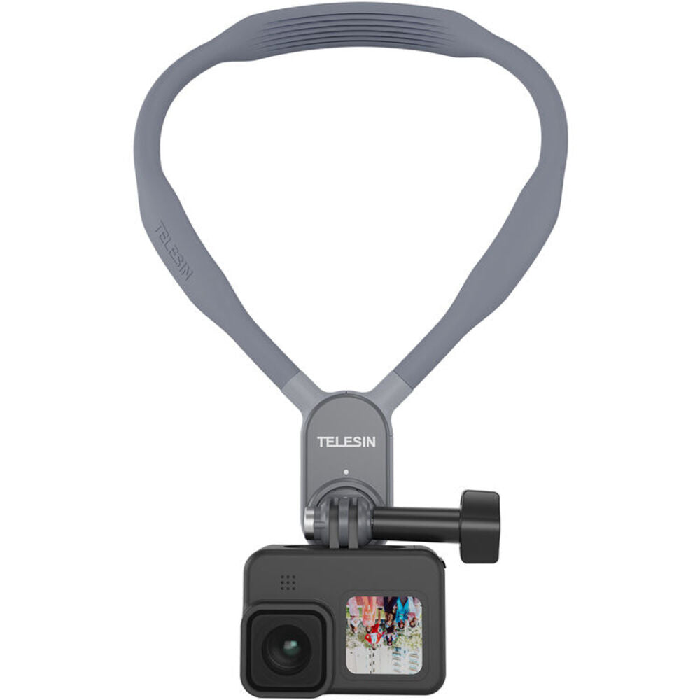 TELESIN Magnetic Neck Holder POV Mount U-Shape Bracket for GoPro HERO Insta360 DJI Osmo Action Cameras