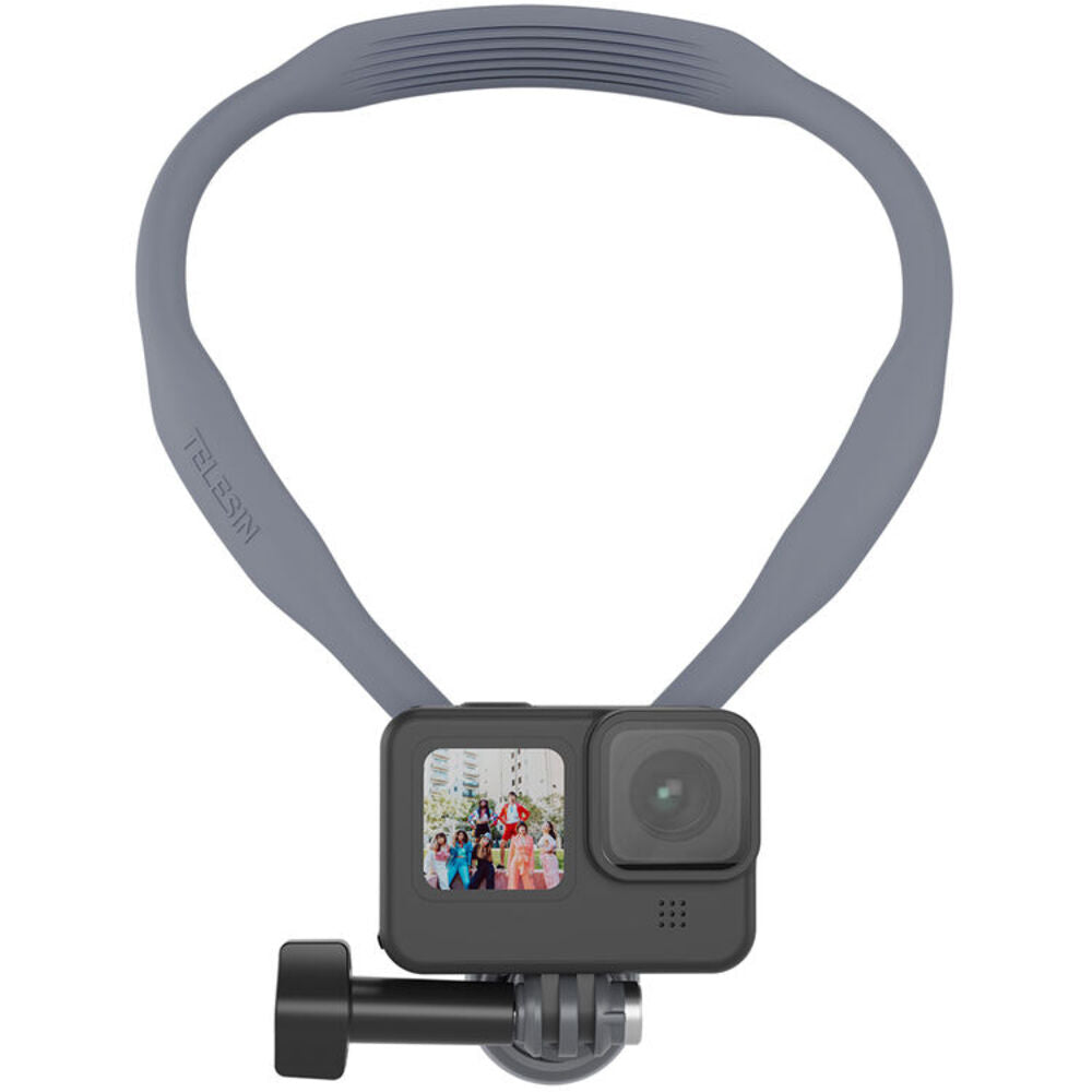 TELESIN Magnetic Neck Holder POV Mount U-Shape Bracket for GoPro HERO Insta360 DJI Osmo Action Cameras