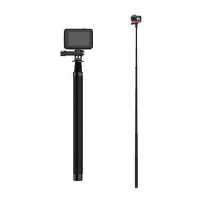 TELESIN Carbon Fiber Selfie Stick 4 Section Extendable Pole for GoPro & Action Cameras