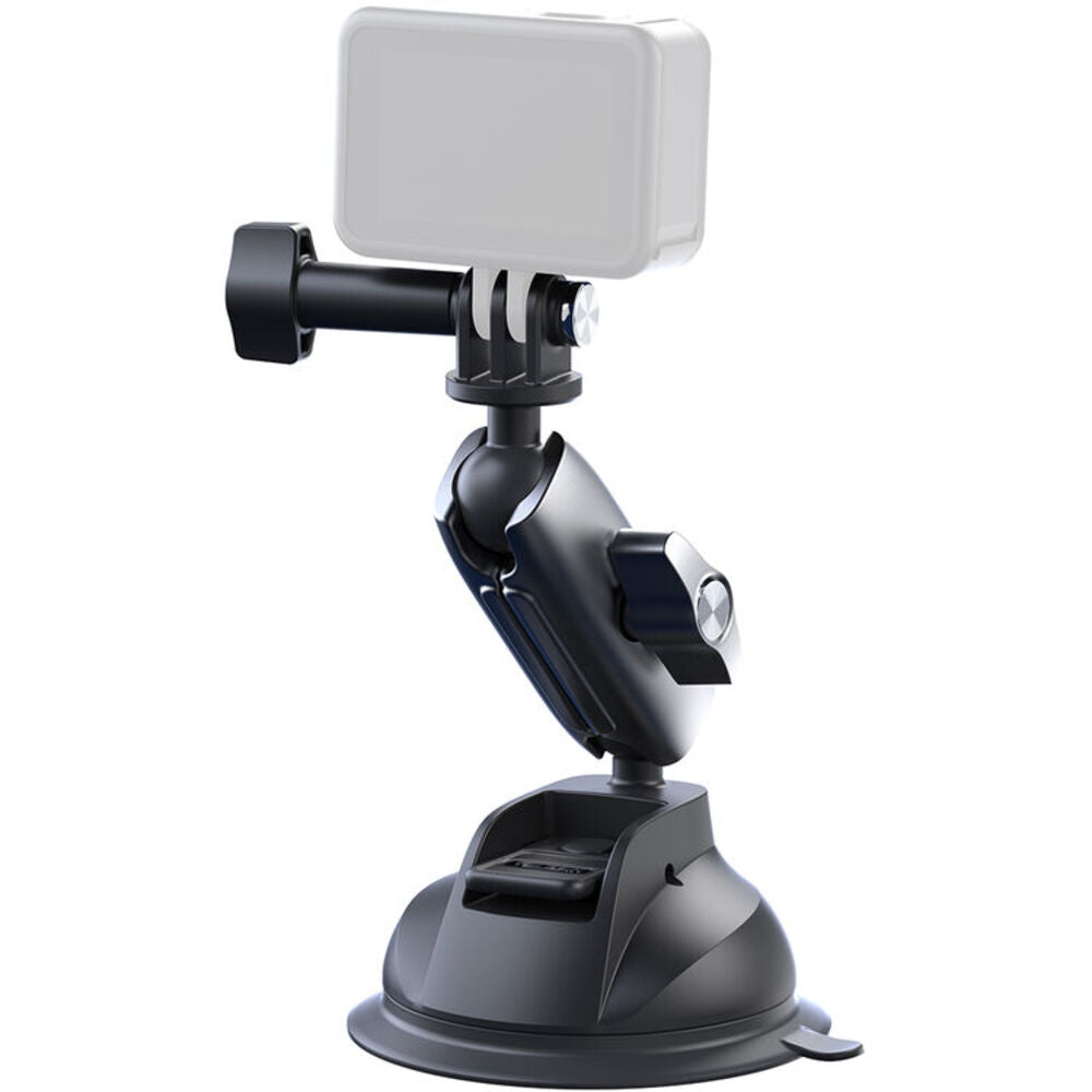 TELESIN Suction Cup Mount with Dual Ball Head for DJI Insta360 GoPro Action Camera
