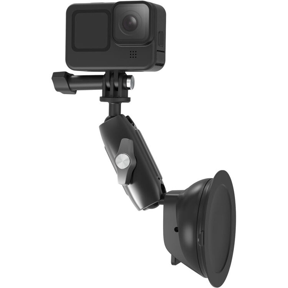 TELESIN Suction Cup Mount with Dual Ball Head for DJI Insta360 GoPro Action Camera