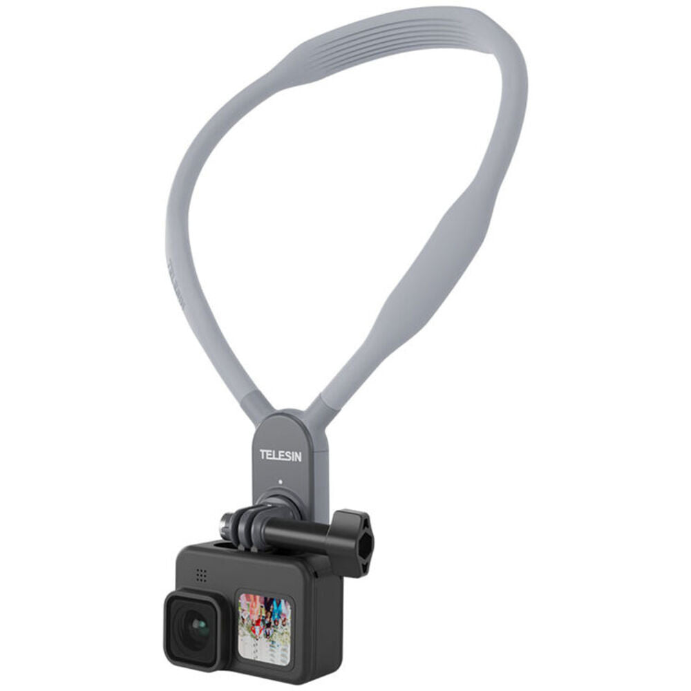 TELESIN Magnetic Neck Holder POV Mount U-Shape Bracket for GoPro HERO Insta360 DJI Osmo Action Cameras