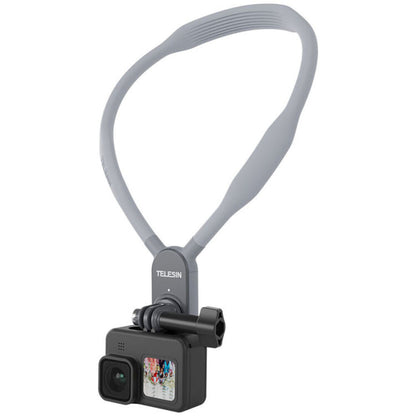 TELESIN Magnetic Neck Holder POV Mount U-Shape Bracket for GoPro HERO Insta360 DJI Osmo Action Cameras