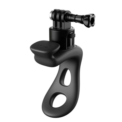 TELESIN Handlebar Elastic Silicone Mount for Bike Motorcycle 360 Degree Rotation, QR Quick Release Design for GoPro Insta360 DJI Action Cameras