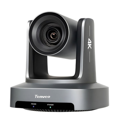 Tenveo TEVO UV12A-4K NDI HX2 UHD 4K AI Auto Tracking PTZ Camera with Pan, Tilt and 12x Optical Zoom