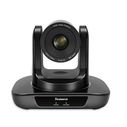 Tenveo TEVO-UHD Series FHD 1080P USB Video Conference PTZ Camera with IR Remote, RJ45, HDMI and SDI Outputs Pan, Tilt and 20x Zoom Plug & Play for Meetings and Livestreaming | UHD20N
