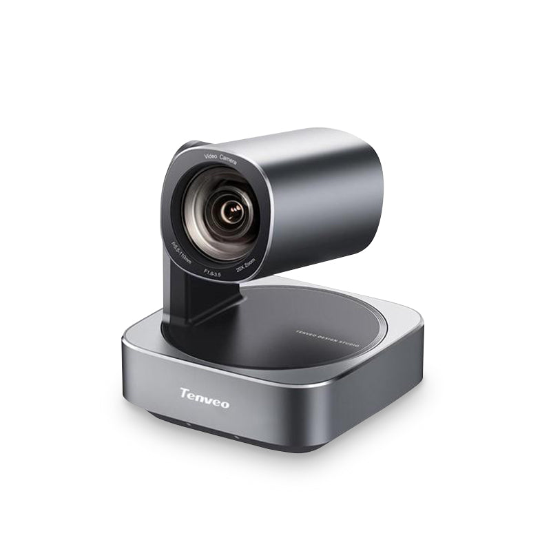 Tenveo VL10N / VL20N FHD 1080P USB Type-C / HDMI Premium PTZ Video Conference Camera with 10x / 20x Optical Zoom, IR Remote Control, USB Cable, DC 12V Power Supply, Wall Mount & Mounting Screws, Plug & Play for Meetings and Livestreaming