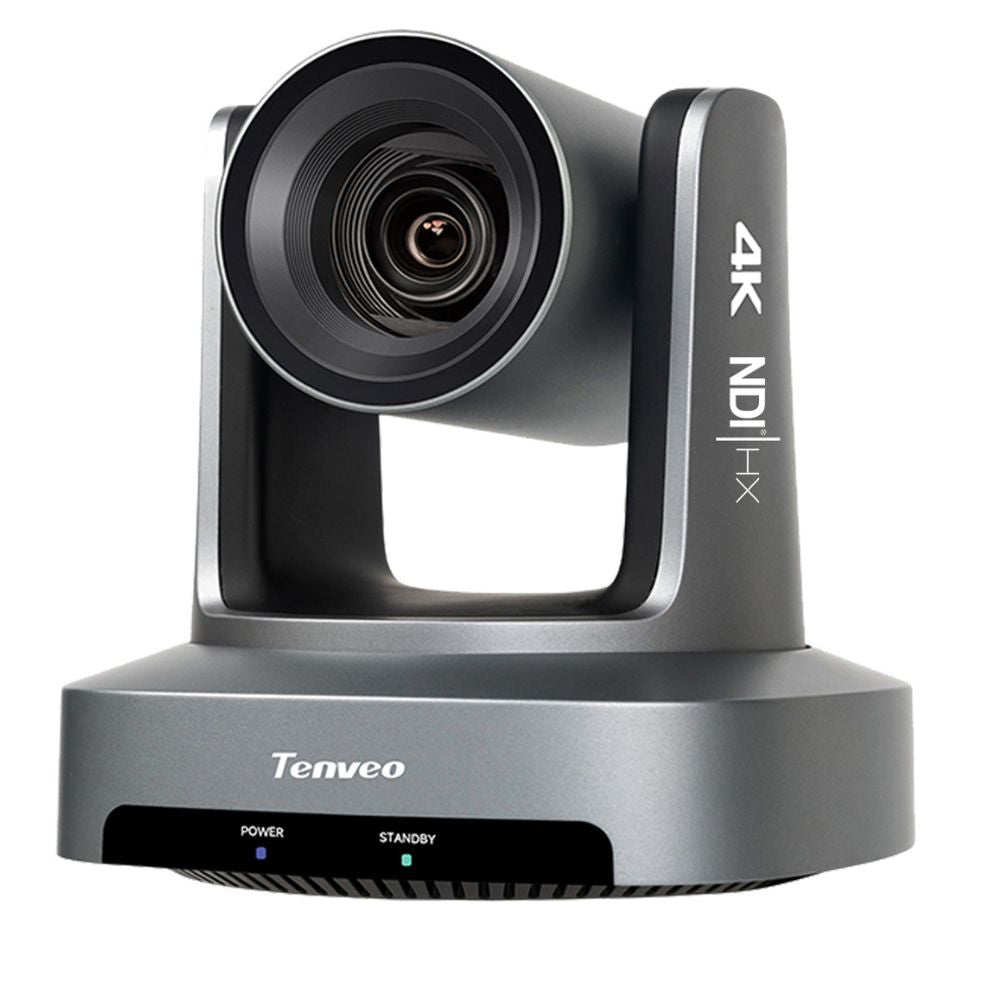 Tenveo TEVO UV12A-4K NDI HX2 UHD 4K AI Auto Tracking PTZ Camera with Pan, Tilt and 12x Optical Zoom