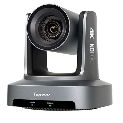 Tenveo TEVO UV12A-4K NDI HX2 UHD 4K AI Auto Tracking PTZ Camera with Pan, Tilt and 12x Optical Zoom